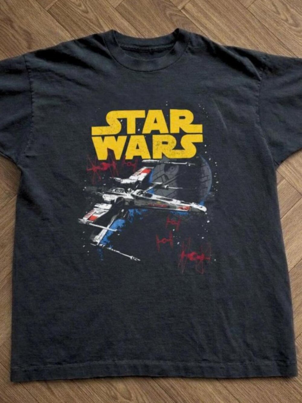 Star Wars black cotton t-shirt